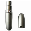 Oblong Silver Aluminum Perfume Atomizer (5 Ml)